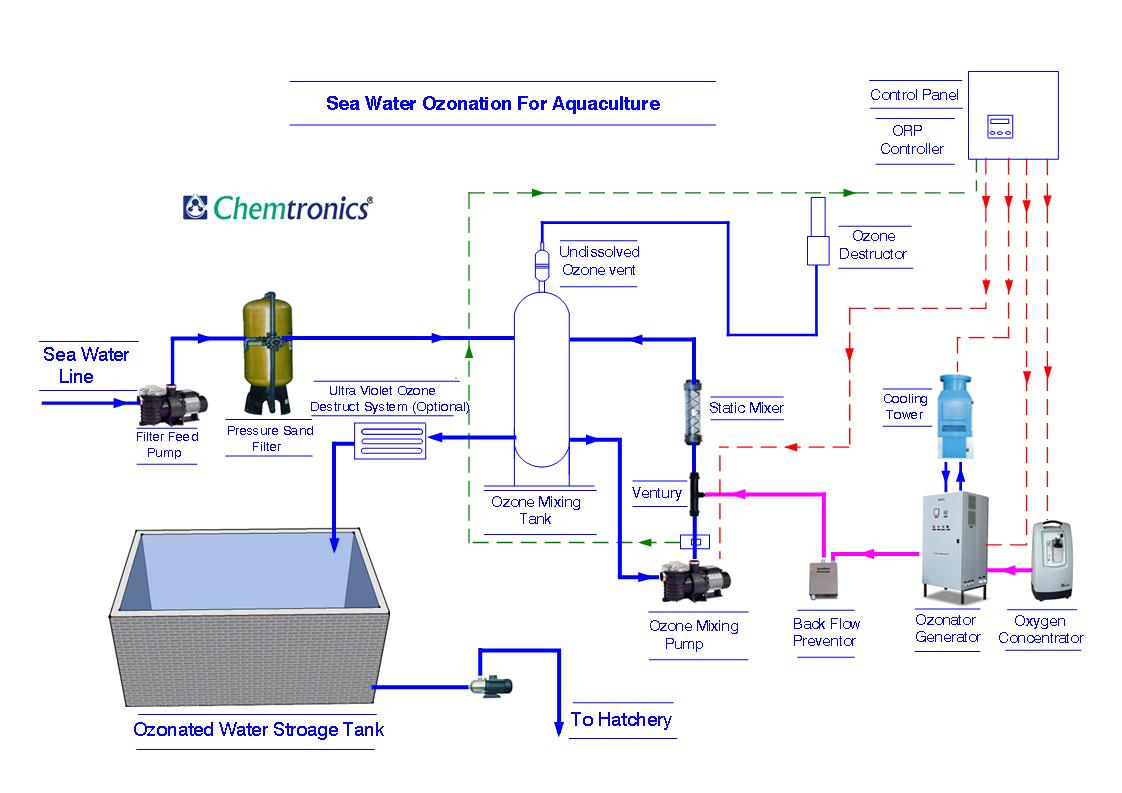 Raw Water / Beverage / Package Drinking Water Ozonation, STP, ETP ...